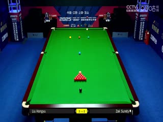 斯诺克玉山世界公开赛16进8 刘宏宇2-5扎克·舒尔第 20250226